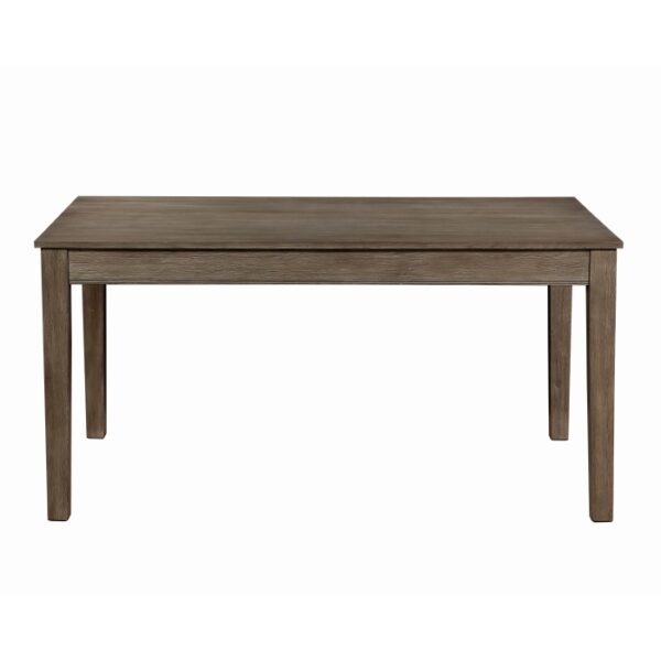Wire Brushed Brown Armhurst Collection Dining Table By Homelegance 7