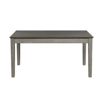 Dark gray and light gray Armhurst Collection Dining Table By Homelegance