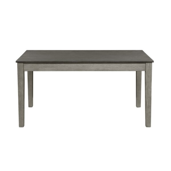 Dark gray and light gray Armhurst Collection Dining Table By Homelegance 8