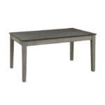 Dark gray and light gray Armhurst Collection Dining Table By Homelegance Luxury Dining Tables Mobilia Cleopatra 14 Dark gray and light gray Armhurst Collection Dining Table By Homelegance 14