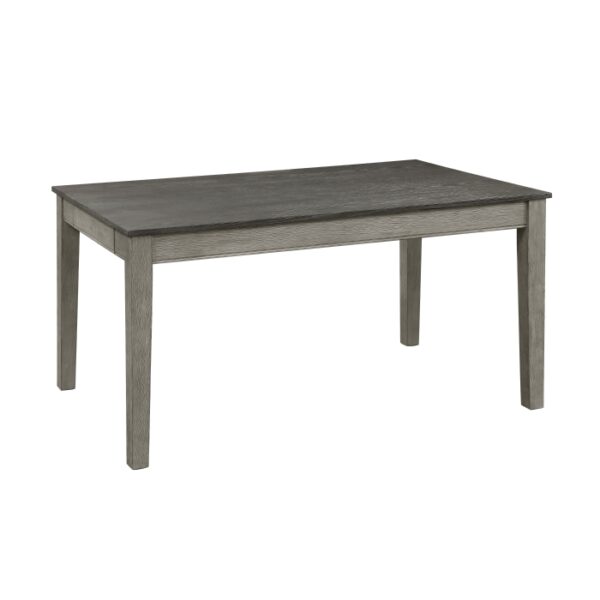 Dark gray and light gray Armhurst Collection Dining Table By Homelegance 9
