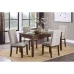 Dark Cherry Binghampton Collection Dining Table By Homelegance Luxury Dining Tables Mobilia Cleopatra 16 Dark Cherry Binghampton Collection Dining Table By Homelegance 16