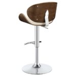 Harris Adjustable Bar Stool Ecru and Chrome 130505 By Coaster Furniture - Image 7