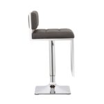 Alameda Adjustable Bar Stool Chrome and Gray 100195 By Coaster Furniture 16