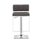 Alameda Adjustable Bar Stool Chrome and Gray 100195 By Coaster Furniture 14