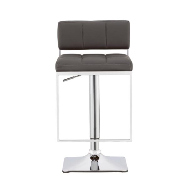 Alameda Adjustable Bar Stool Chrome and Gray 100195 By Coaster Furniture 9