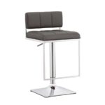 Alameda Adjustable Bar Stool Chrome and Gray 100195 By Coaster Furniture 13