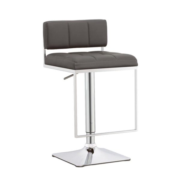 Alameda Adjustable Bar Stool Chrome and Gray 100195 By Coaster Furniture 8