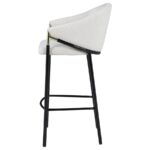 Chadwick Sloped Arm Bar Stools Beige and Glossy Black (Set of 2) 183437 By Coaster Furniture 20