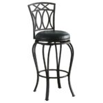 Adamsville Upholstered Swivel Bar Stool Black 122060 By Coaster Furniture Bar & Stool Mobilia Cleopatra 10 Adamsville Upholstered Swivel Bar Stool Black 122060 By Coaster Furniture 10