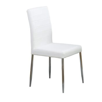 Vance Upholstered Dining Chairs White (Set of 4) by Coaster Furniture