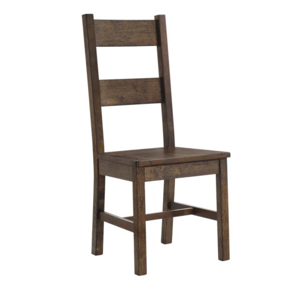 Coleman Dining Side Chairs Rustic Golden Brown (Set of 2) by Coaster Furniture 4