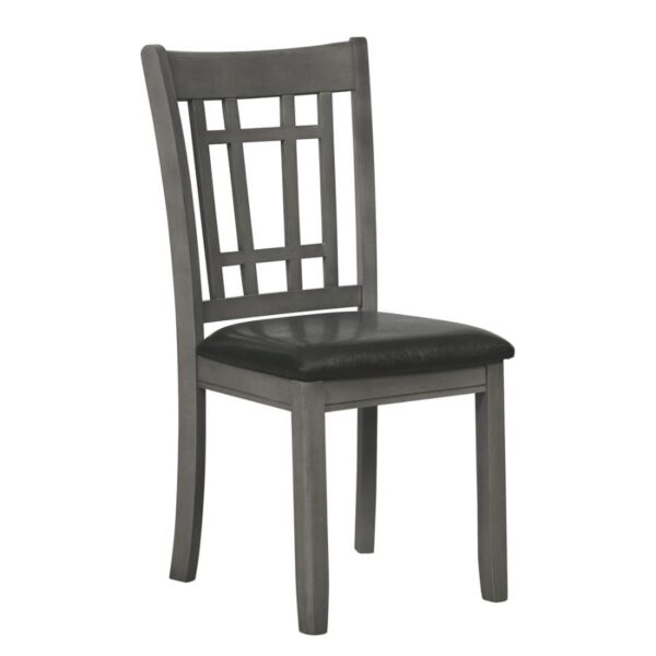 Lavon Padded Dining Side Chairs Espresso and Medium Grey (Set of 2) by Coaster Furniture 4
