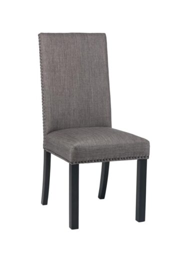 Jamestown Upholstered Side Chairs Charcoal Set of 2 by Coaster Furniture