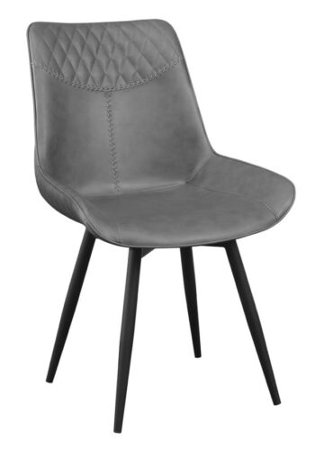 Upholstered Side Chairs Grey (Set of 2) by Coaster Furniture