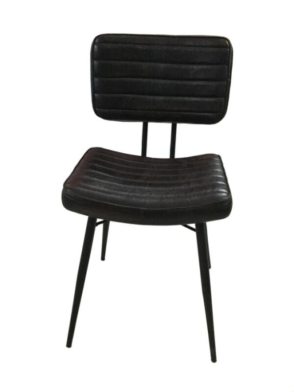 Partridge Padded Side Chairs Espresso and Black (Set of 2) by Coaster Furniture 4