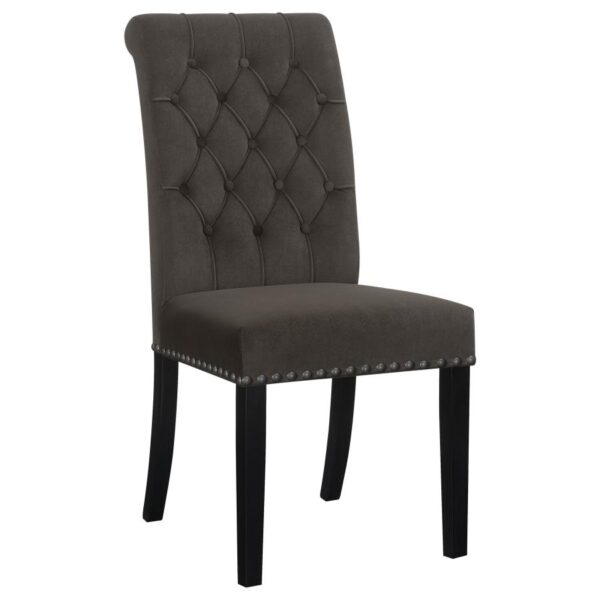 Upholstered Tufted Side Chairs with Nailhead Trim (Set of 2) by Coaster Furniture 4