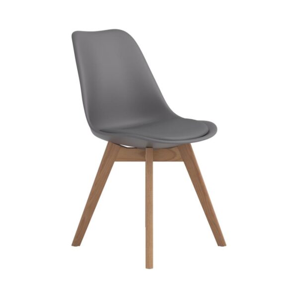 Breckenridge Upholstered Side Chairs Grey (Set of 2) by Coaster Furniture 4