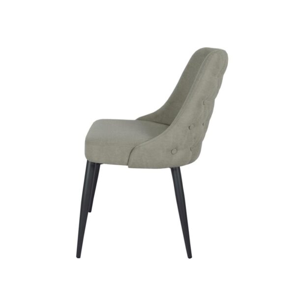 Off White Aviano Upholstered Curved Back Side Chairs (Set of 2) by Coaster Furniture 4