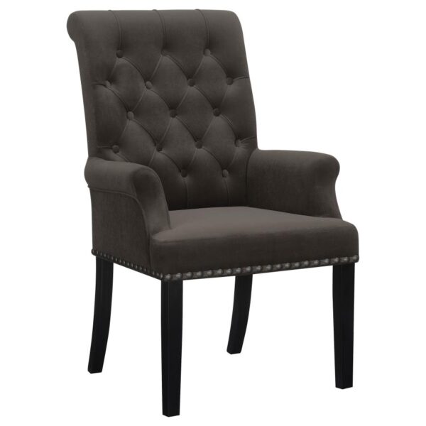 Upholstered Tufted Arm Chair with Nailhead Trim by Coaster Furniture 4