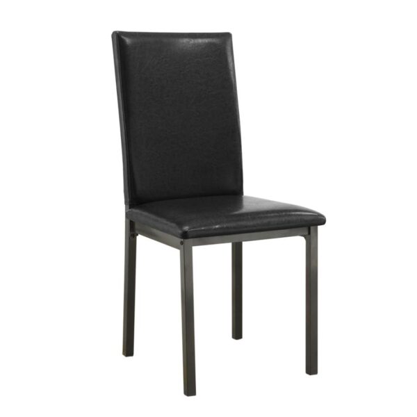 Garza Upholstered Dining Chairs Black (Set of 2) by Coaster Furniture 4