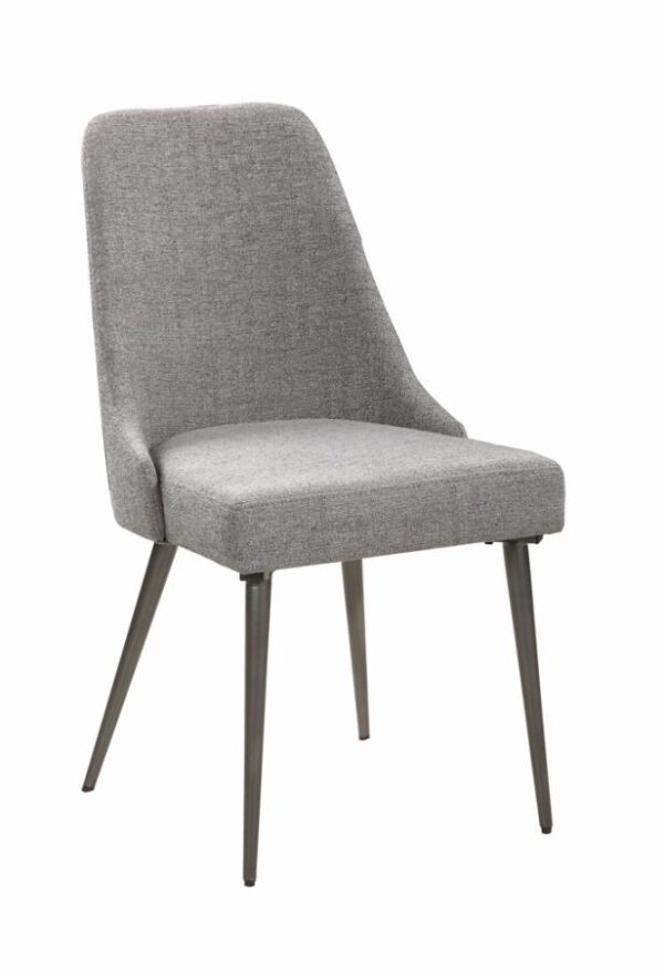 Levitt Upholstered Dining Chairs Grey (Set of 2) by Coaster Furniture 4