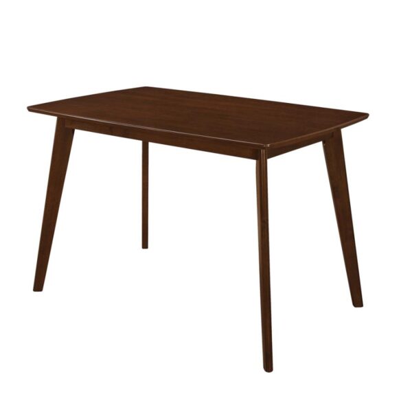 Kersey Dining Table with Angled Legs Chestnut by Coaster Furniture 4