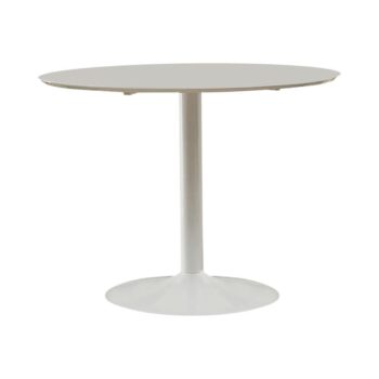 Lowry Round Dining Table White by Coaster Furniture