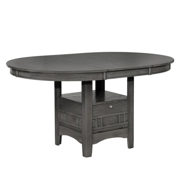 Lavon Dining Table with Storage Medium Grey by Coaster Furniture 4