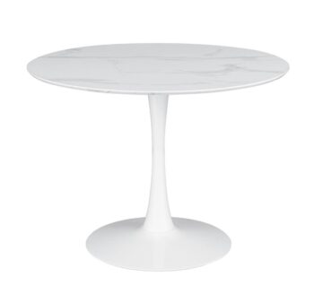 Arkell 40-inch Round Pedestal Dining Table White by Coaster Furniture