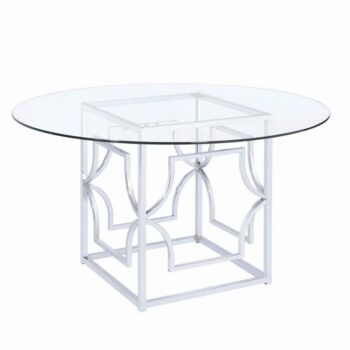 Starlight Dining Table Base Chrome by Coaster Furniture