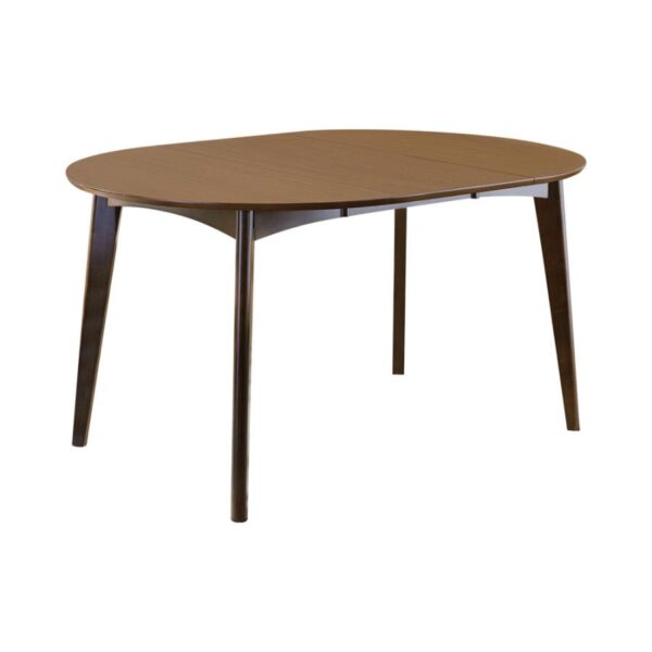 Malone Oval Dining Table Dark Walnut by Coaster Furniture 4