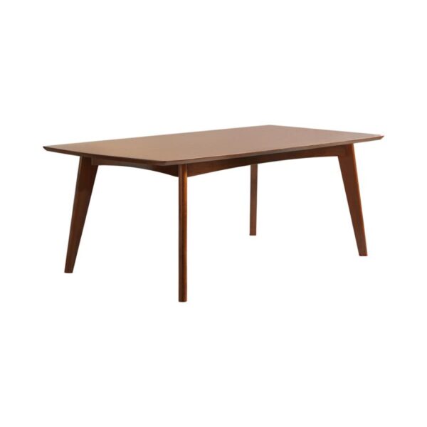 Malone Rectangular Dining Table Dark Walnut by Coaster Furniture 4