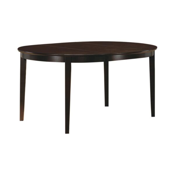 Gabriel Oval Dining Table Cappuccino by Coaster Furniture 4