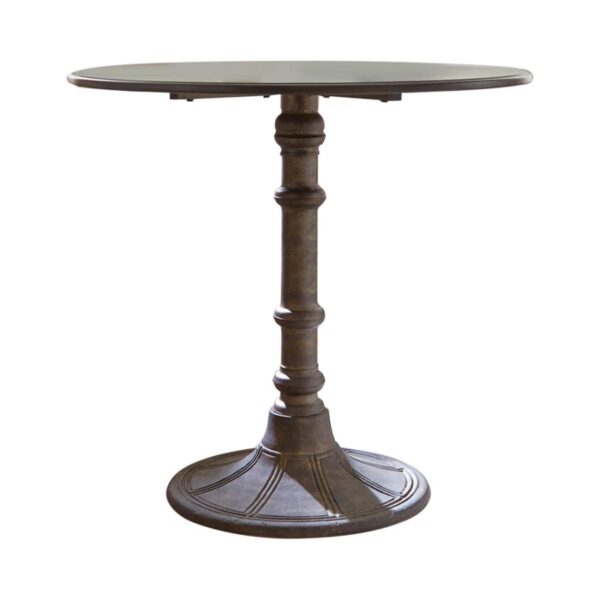 Oswego Round Bistro Dining Table Bronze by Coaster Furniture 4