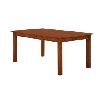 Marbrisa Rectangular Dining Table Sienna Brown by Coaster Furniture