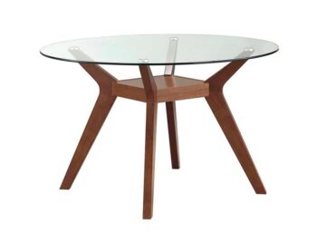 Paxton Dining Table Base Nutmeg by Coaster Furniture