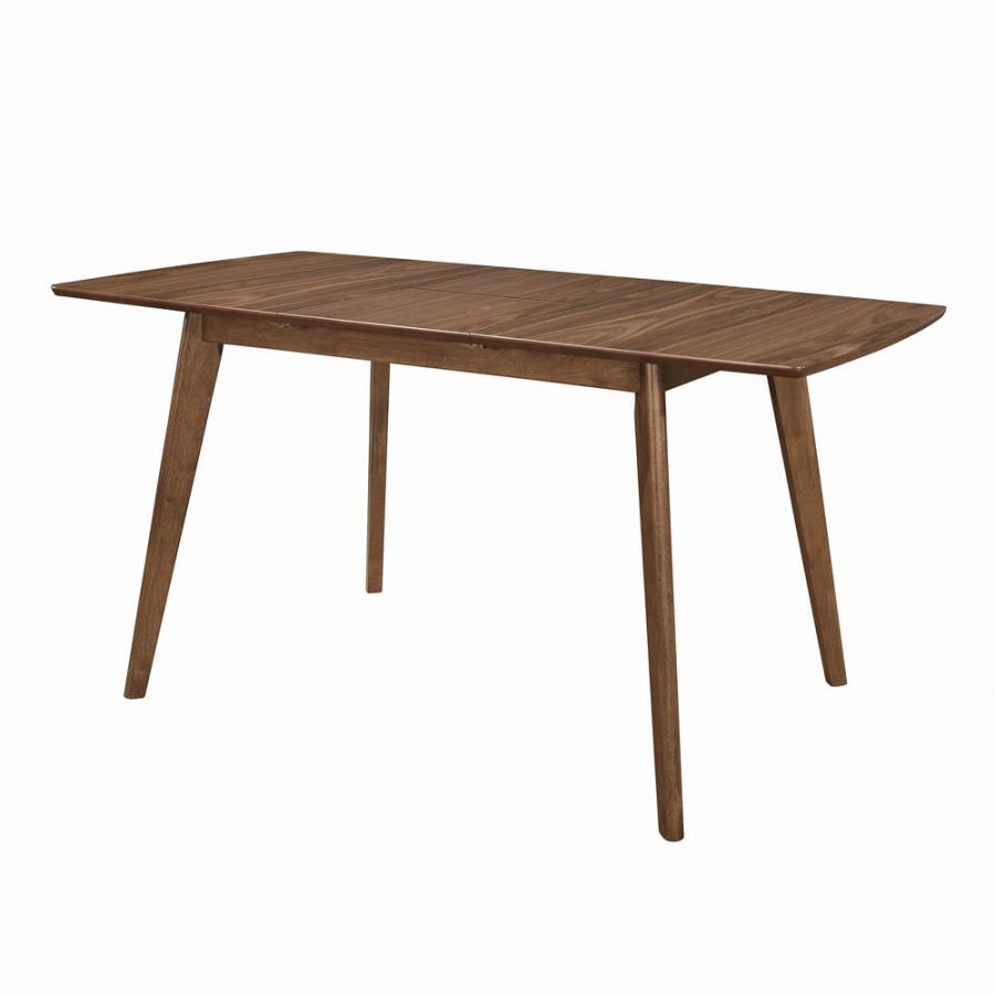 Alfredo Rectangular Dining Table Natural Walnut by Coaster Furniture