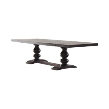 Phelps Rectangular Dining Table Antique Noir by Coaster Furniture