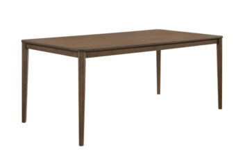 Wethersfield Dining Table with Clipped Corner Medium Walnut by Coaster Furniture