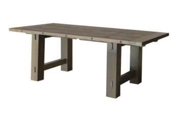 Calandra Rectangle Dining Table with Extension Leaf Vintage Java by Coaster Furniture