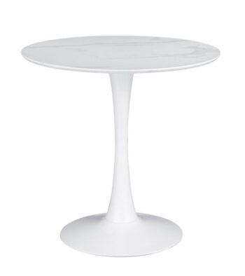 Arkell 30-inch Round Pedestal Dining Table White by Coaster Furniture