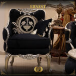 Handmade Ernest Black Silver Chair 7