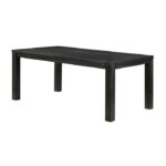 Wire brushed antiqued black Orem Collection Dining Table By Homelegance Dining Room Furniture Mobilia Cleopatra 12 Wire brushed antiqued black Orem Collection Dining Table By Homelegance 12