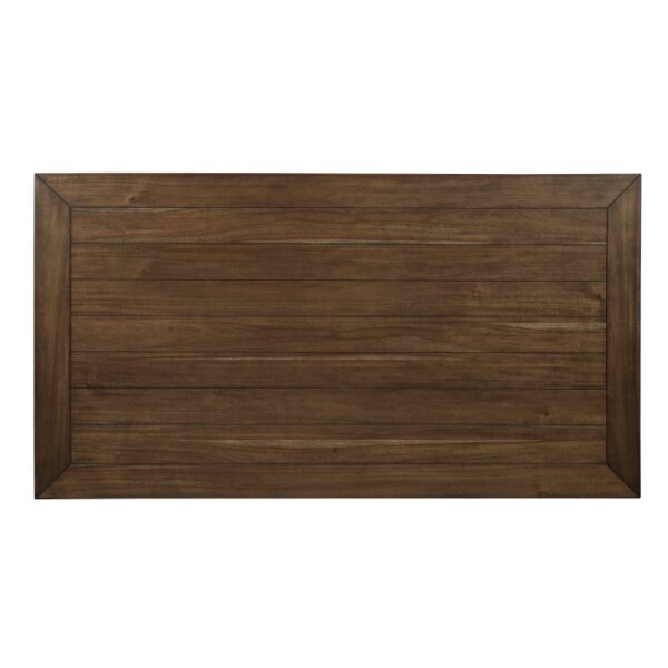 Cherry and gray Tigard Collection Dining Table By Homelegance 13