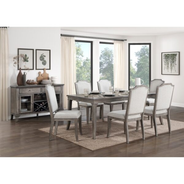Brown Gray Garner Collection Dining Table By Homelegance 11