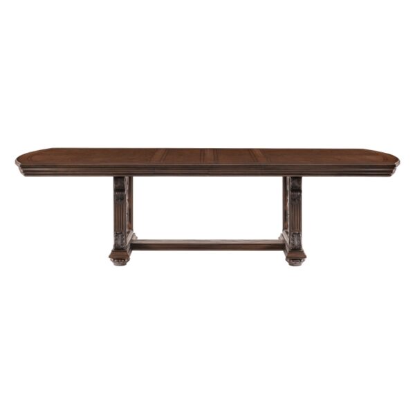 Dark Oak Bergen Collection Dining Table By Homelegance 11