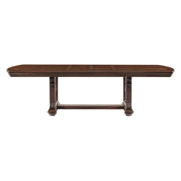 Dark Oak Bergen Collection Dining Table By Homelegance 11