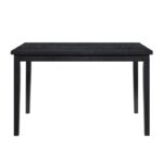 Black Andreas Collection Dining Table By Homelegance Dining Room Furniture Mobilia Cleopatra 13 Black Andreas Collection Dining Table By Homelegance 13