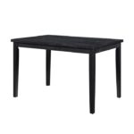 Black Andreas Collection Dining Table By Homelegance Dining Room Furniture Mobilia Cleopatra 14 Black Andreas Collection Dining Table By Homelegance 14